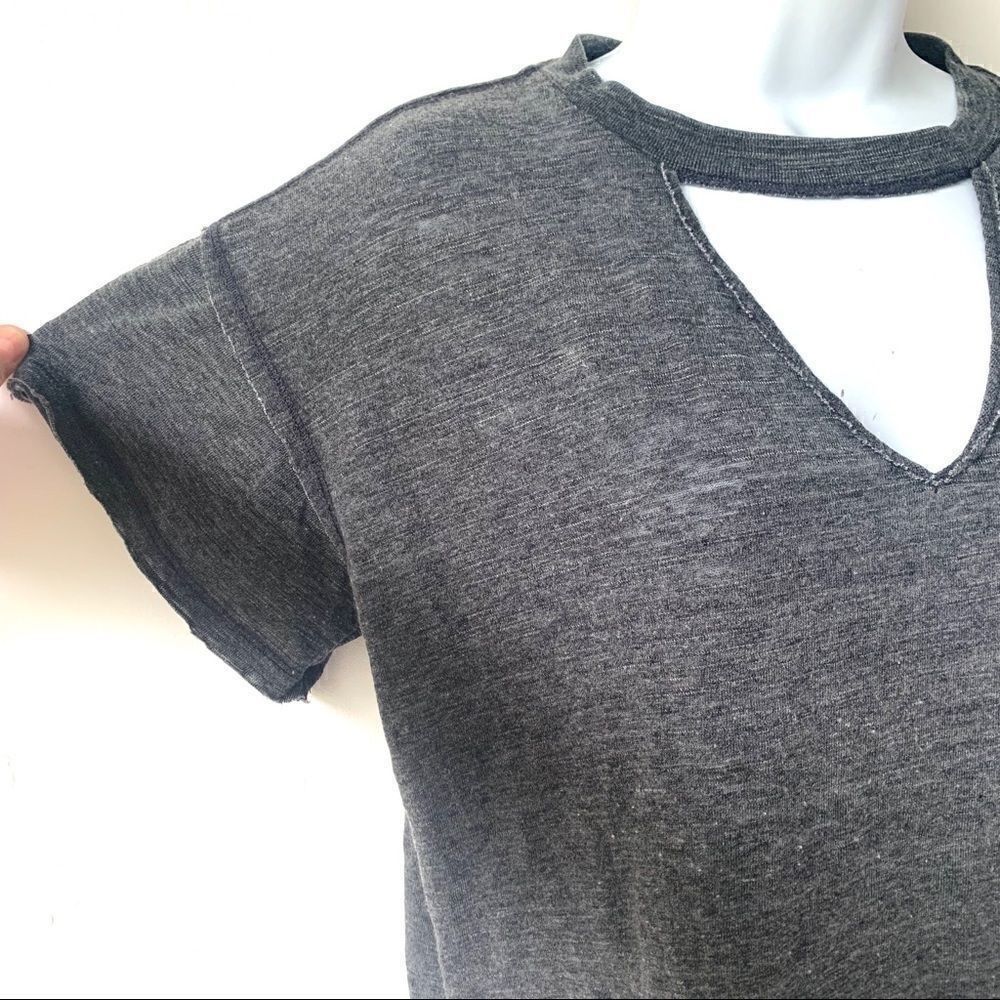 🎃LUCKY SUPER SOFT CHARCOAL GREY COTTON TEE … - Picture 3 of 6